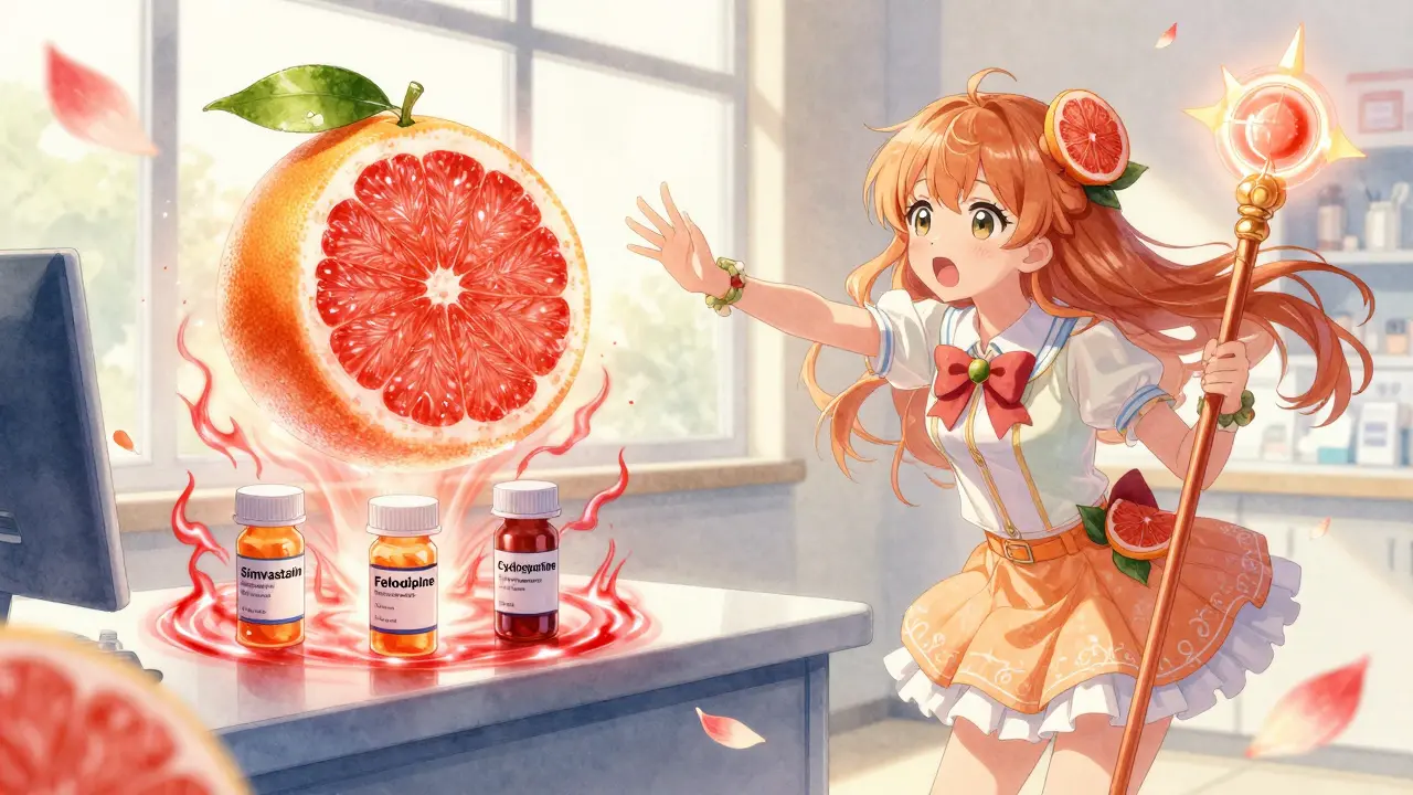 Grapefruit and Grapefruit Juice: Which Medications Are Affected and Why