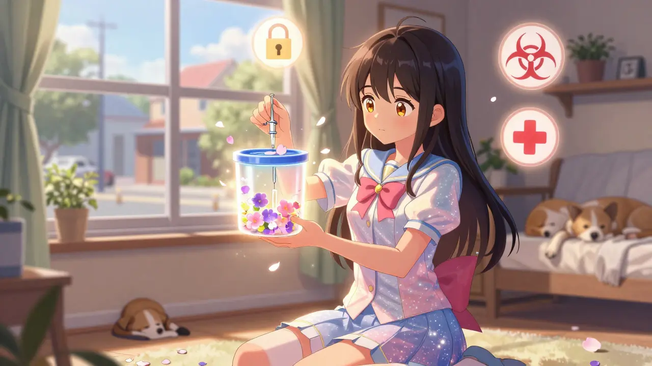 How to Safely Dispose of Sharps and Needles from Injected Medications